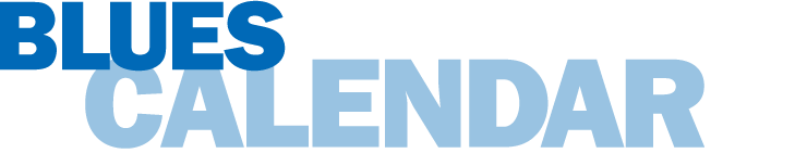 blues calendar