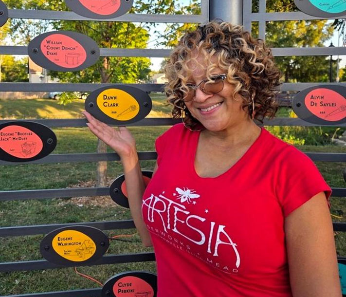 Dawn Clark at Skelton Park n Champaign, IL