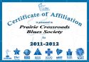 [Blues Foundation Certificate of Affiliation]